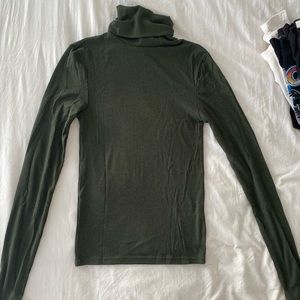 Green Knit Turtleneck